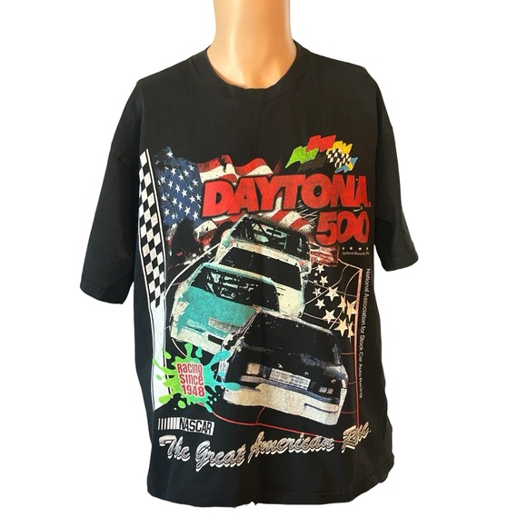 Tillys Nascar Other - Daytona 500 Nascar The Great American Race Men's‎ Medium Black T-Shirt